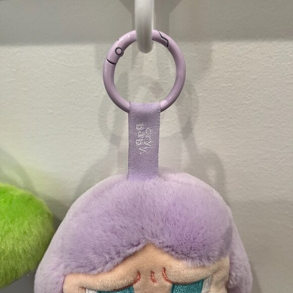 Pop Mart CRYBABY Sunset Concert Plush Pendant Bright Orange with Box - Picture 2 of 7